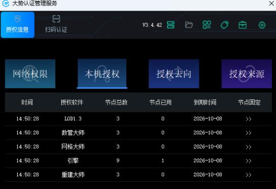 图4-14 加密软件锁认证