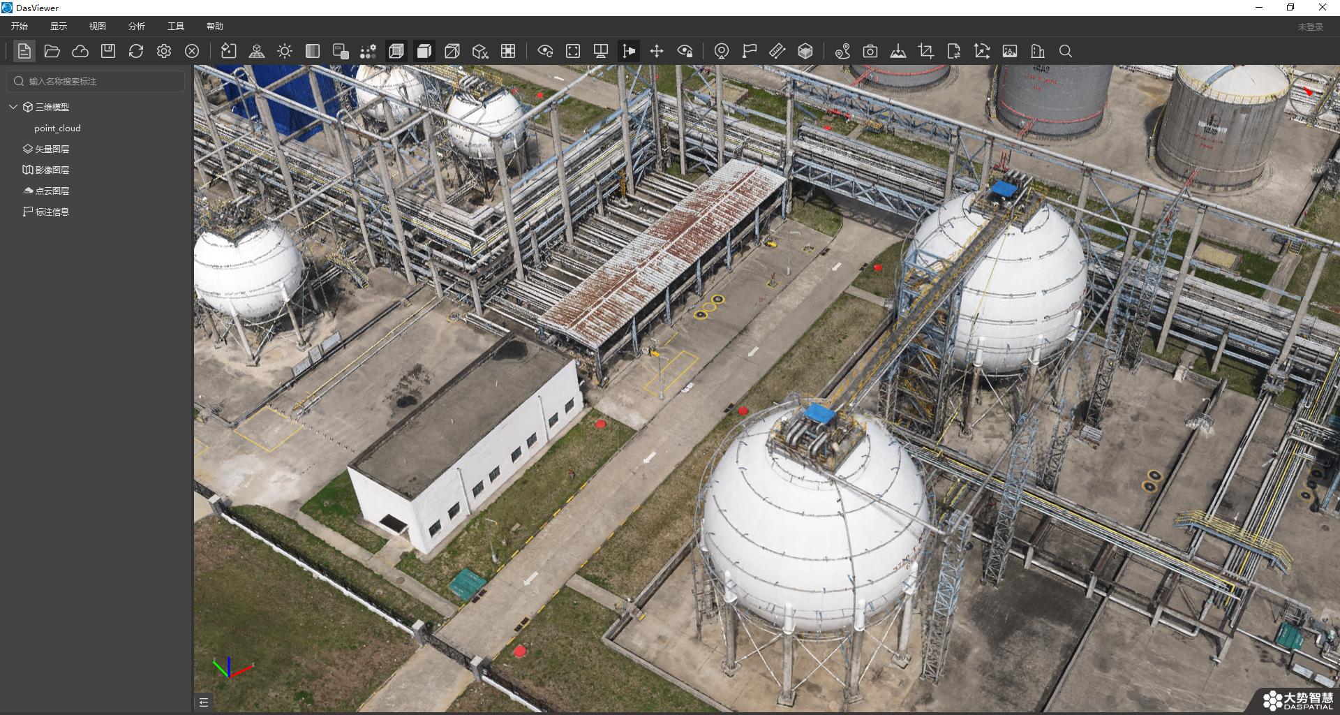 DasViewer 查看 3DGS 模型